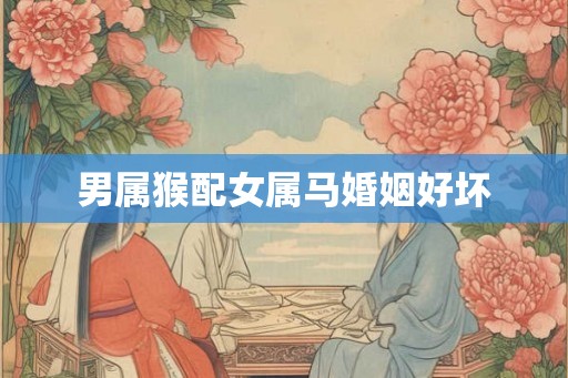 男属猴配女属马婚姻好坏