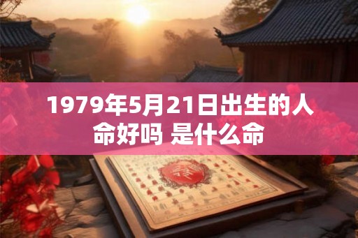 1979年5月21日出生的人命好吗 是什么命