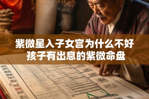 紫微星入子女宫为什么不好 孩子有出息的紫微命盘