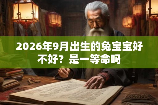 2026年9月出生的兔宝宝好不好？是一等命吗