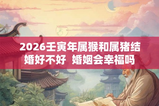 2026壬寅年属猴和属猪结婚好不好  婚姻会幸福吗
