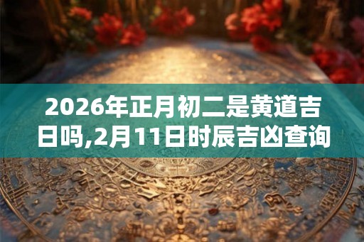 2026年正月初二是黄道吉日吗,2月11日时辰吉凶查询