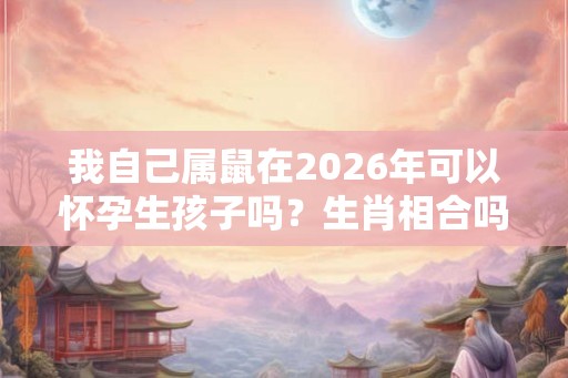 我自己属鼠在2026年可以怀孕生孩子吗?生肖相合吗? 我自己属鼠在2026年可以怀孕生孩子吗?生肖相合吗?