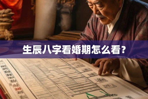 生辰八字看婚期怎么看？