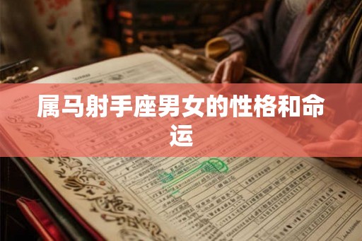 属马射手座男女的性格和命运 属马射手座男女的性格和命运