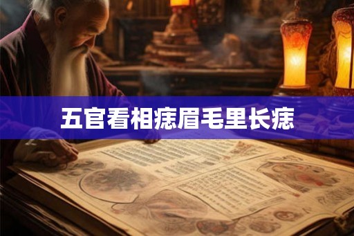 五官看相痣眉毛里长痣