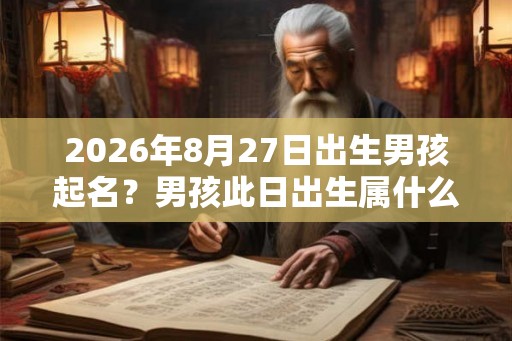2026年8月27日出生男孩起名?男孩此日出生属什么五行? 2026年8月27日出生男孩起名?男孩此日出生属什么五行?