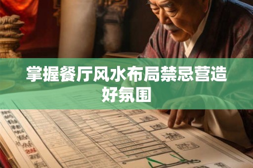 掌握餐厅风水布局禁忌营造好氛围