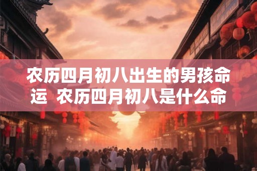 农历四月初八出生的男孩命运  农历四月初八是什么命