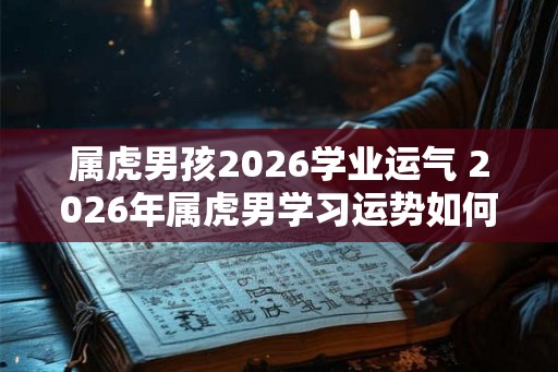 属虎男孩2026学业运气 2026年属虎男学习运势如何 属虎男孩2026学业运气 2026年属虎男学习运势如何