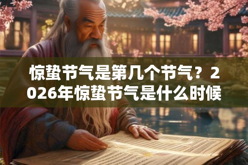 惊蛰节气是第几个节气？2026年惊蛰节气是什么时候？