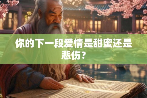 你的下一段爱情是甜蜜还是悲伤？