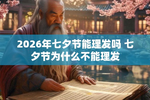 2026年七夕节能理发吗 七夕节为什么不能理发