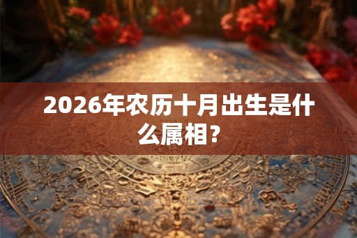 2026年农历十月出生是什么属相？