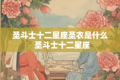 圣斗士十二星座圣衣是什么  圣斗士十二星座