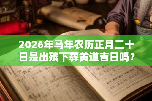 2026年马年农历正月二十日是出殡下葬黄道吉日吗? 2026年马年农历正月二十日是出殡下葬黄道吉日吗?