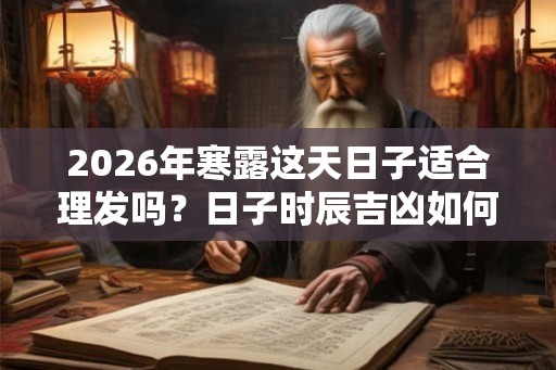 2026年寒露这天日子适合理发吗？日子时辰吉凶如何？