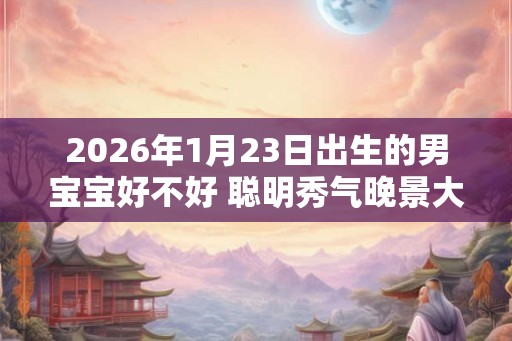 2026年1月23日出生的男宝宝好不好 聪明秀气晚景大好