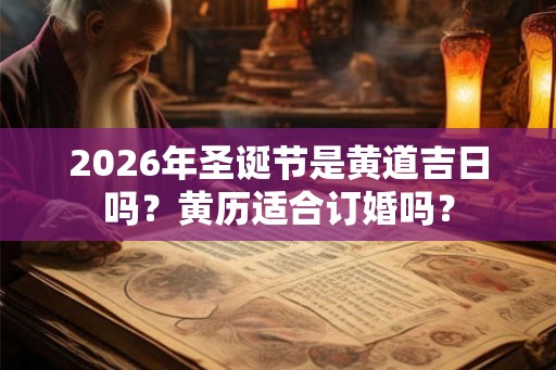 2026年圣诞节是黄道吉日吗？黄历适合订婚吗？