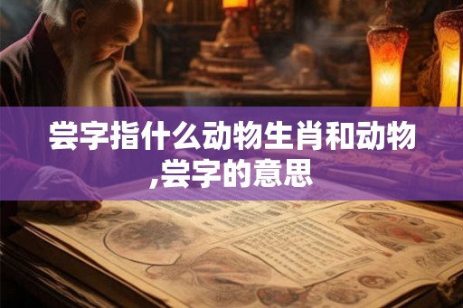 尝字指什么动物生肖和动物,尝字的意思 尝字指什么动物生肖和动物,尝字的意思