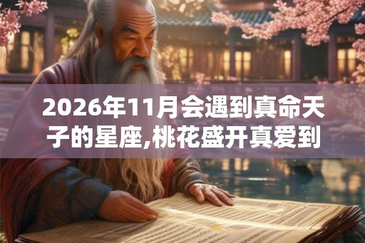 2026年11月会遇到真命天子的星座,桃花盛开真爱到来 2026年11月会遇到真命天子的星座,桃花盛开真爱到来
