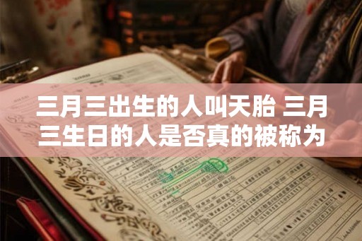 三月三出生的人叫天胎 三月三生日的人是否真的被称为天胎