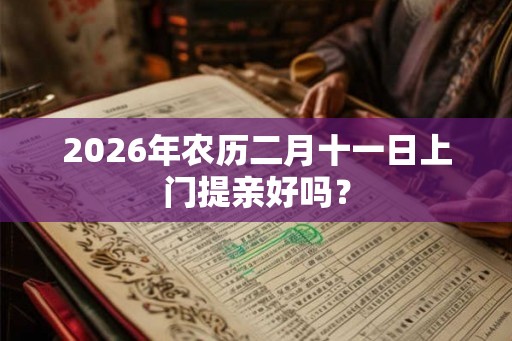2026年农历二月十一日上门提亲好吗？