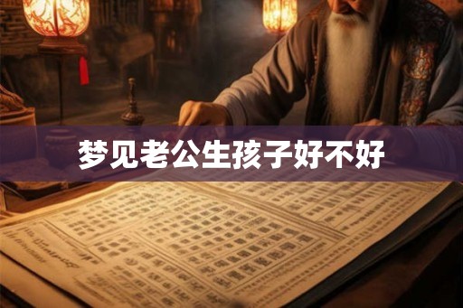 梦见老公生孩子好不好