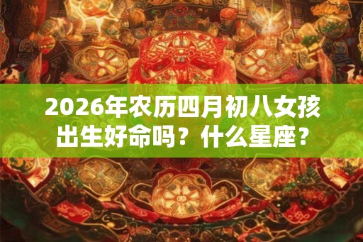 2026年农历四月初八女孩出生好命吗？什么星座？