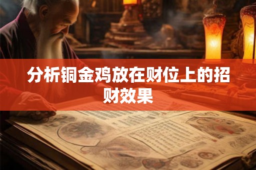 分析铜金鸡放在财位上的招财效果