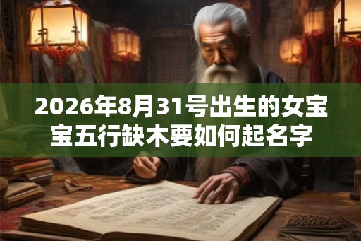 2026年8月31号出生的女宝宝五行缺木要如何起名字