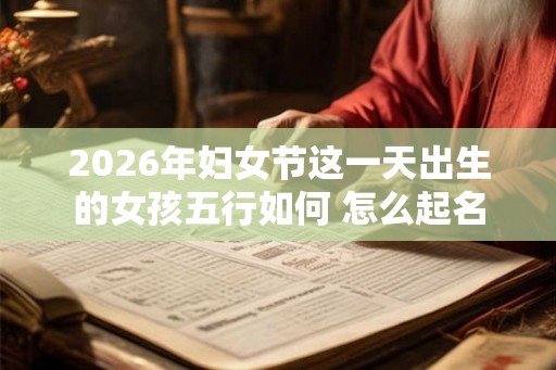 2026年妇女节这一天出生的女孩五行如何 怎么起名