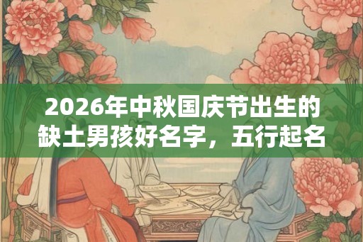 2026年中秋国庆节出生的缺土男孩好名字,五行起名推荐大全 2026年中秋国庆节出生的缺土男孩好名字,五行起名推荐大全