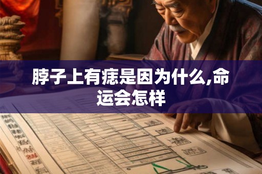 脖子上有痣是因为什么,命运会怎样