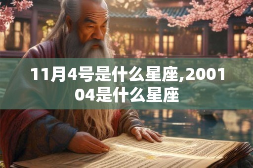 11月4号是什么星座,200104是什么星座