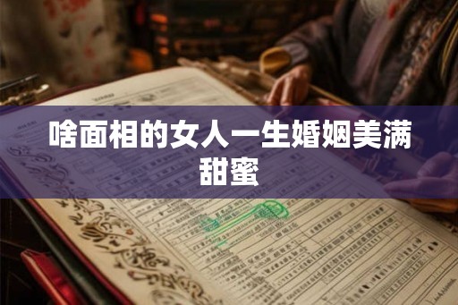 啥面相的女人一生婚姻美满甜蜜
