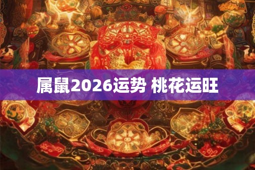 属鼠2026运势 桃花运旺