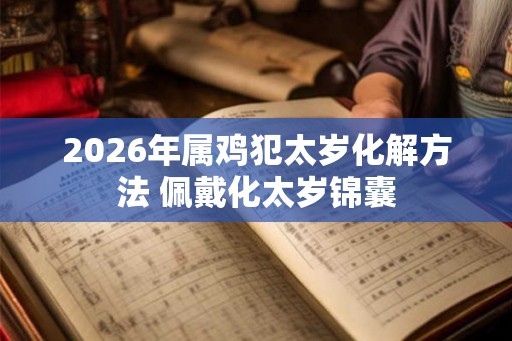 2026年属鸡犯太岁化解方法 佩戴化太岁锦囊