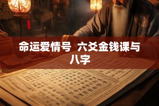 命运爱情号 六爻金钱课与八字 命运爱情号 六爻金钱课与八字