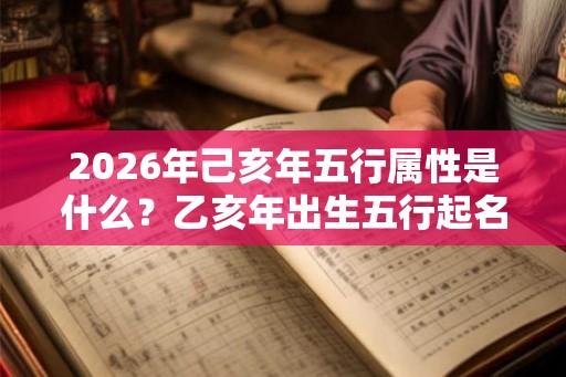 2026年己亥年五行属性是什么？乙亥年出生五行起名怎么起？