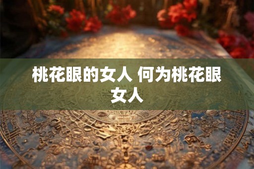 桃花眼的女人 何为桃花眼女人