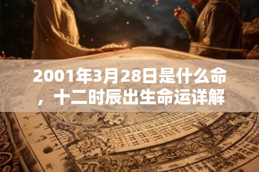 2001年3月28日是什么命，十二时辰出生命运详解