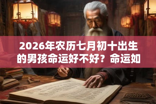 2026年农历七月初十出生的男孩命运好不好？命运如何？