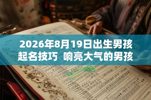 2026年8月19日出生男孩起名技巧 响亮大气的男孩名字 2026年8月19日出生男孩起名技巧 响亮大气的男孩名字