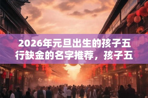 2026年元旦出生的孩子五行缺金的名字推荐，孩子五行是缺金？
