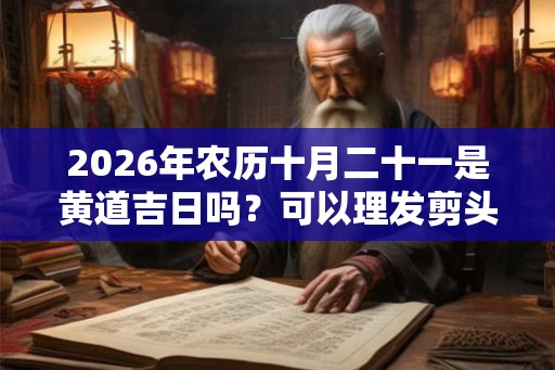 2026年农历十月二十一是黄道吉日吗？可以理发剪头发吗？