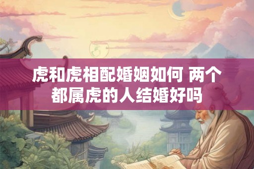 虎和虎相配婚姻如何 两个都属虎的人结婚好吗