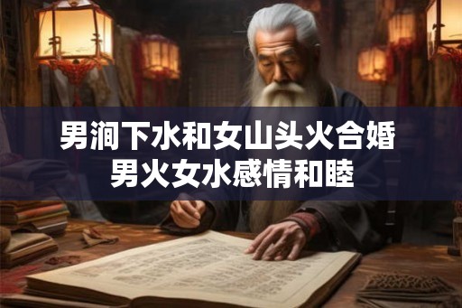 男涧下水和女山头火合婚 男火女水感情和睦