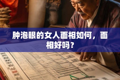 肿泡眼的女人面相如何，面相好吗？