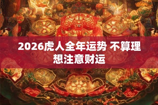 2026虎人全年运势 不算理想注意财运 2026虎人全年运势 不算理想注意财运